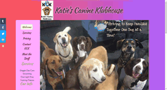 Desktop Screenshot of katiescanineklubhouse.com